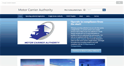 Desktop Screenshot of mc-authority.com